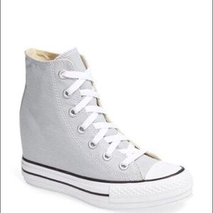 high heel wedge converse